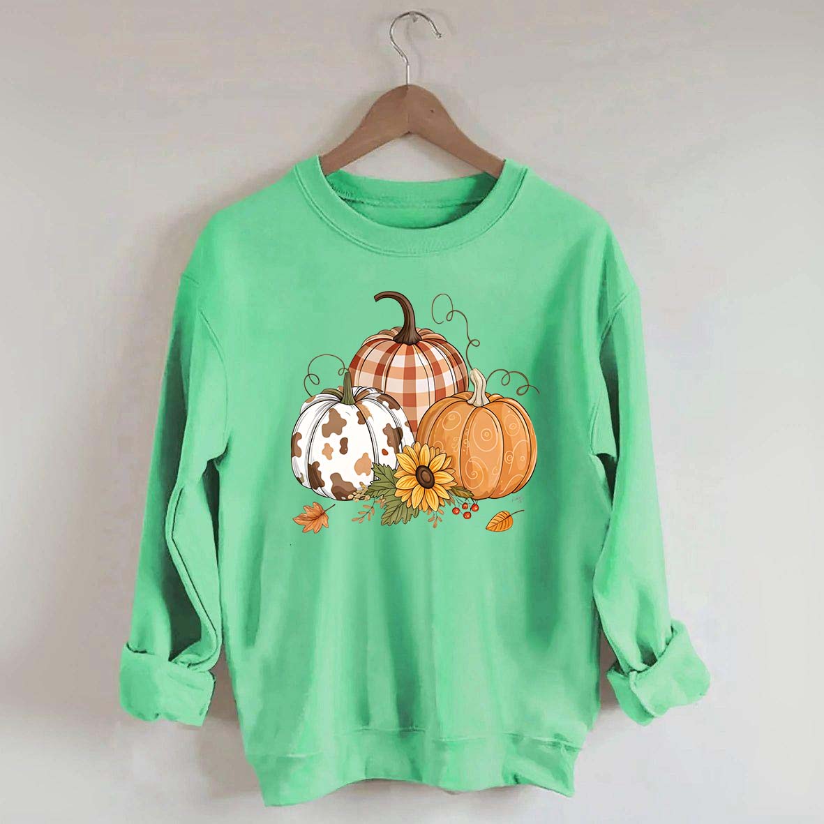 Fall Pumpkin Halloween Autumn Sweatshirt