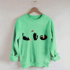 Comfort Colors Black Cats Fall Sweatshirt