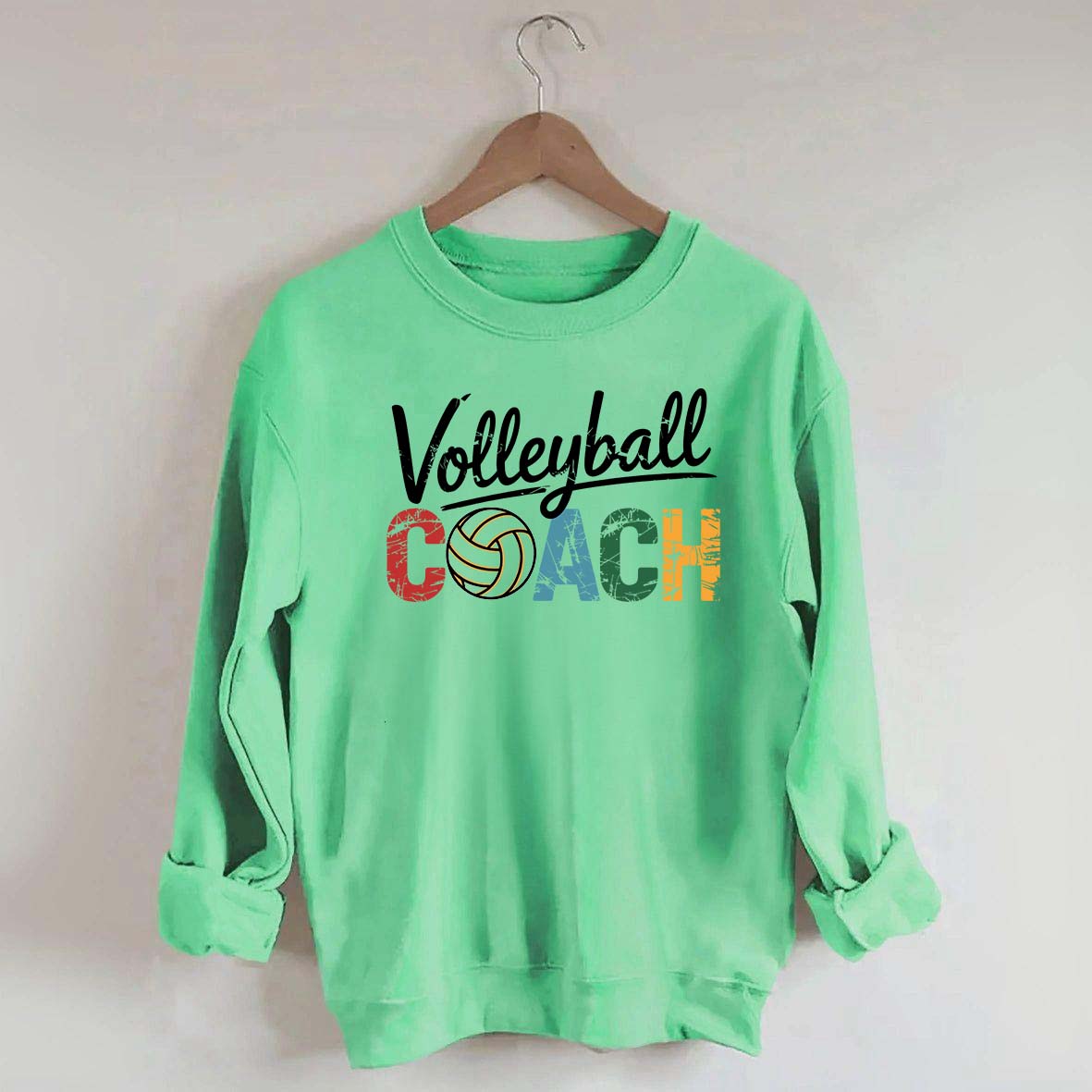 Comfort Color Volleyball Coach Sweatshirt