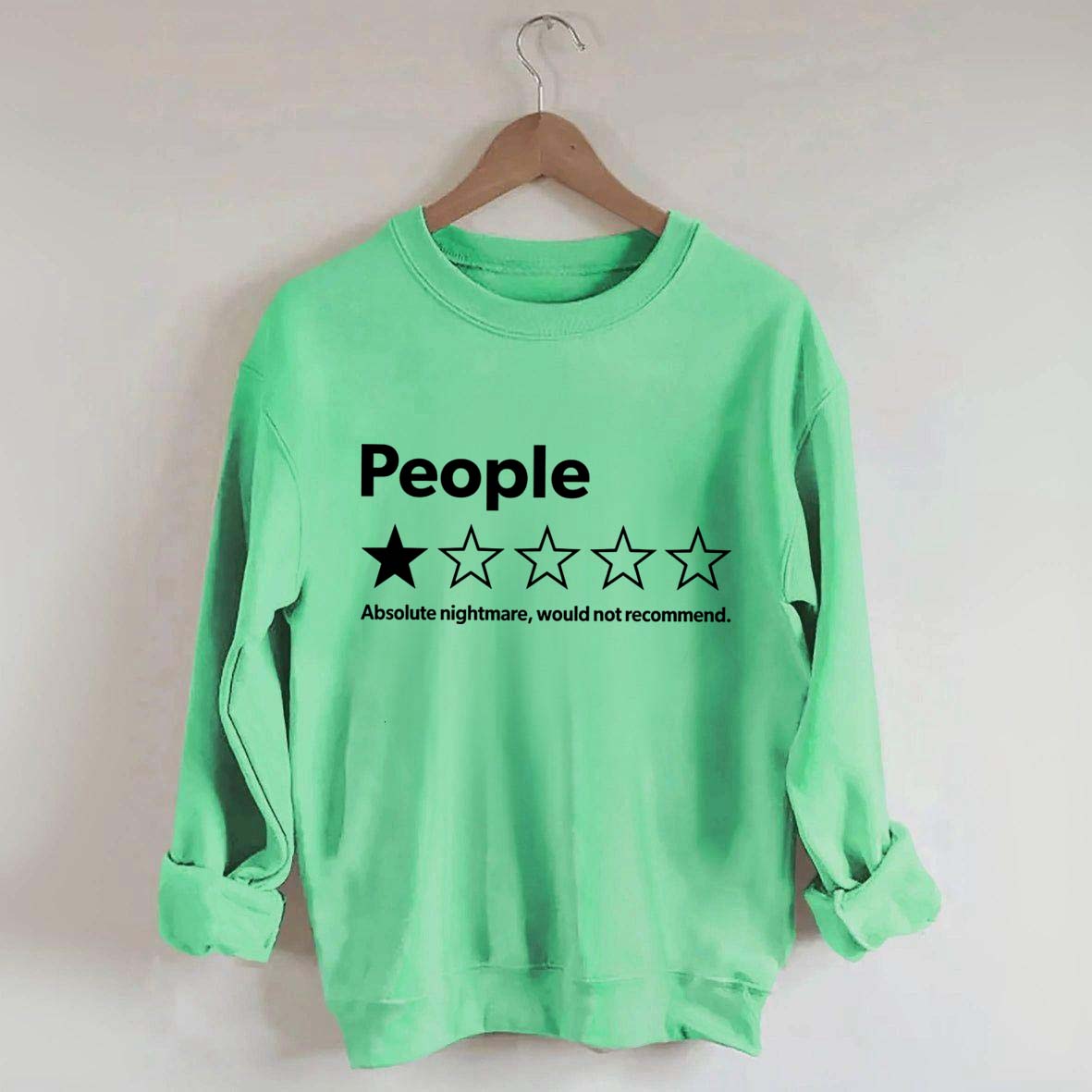 People One Star Review Sweatshirt