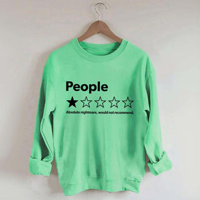 People One Star Review Sweatshirt
