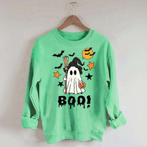 Halloween Boo Ghost Spooky Fall Sweatshirt