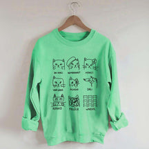 Artistic Cats Inspired by Famous Painters Sweatshirt