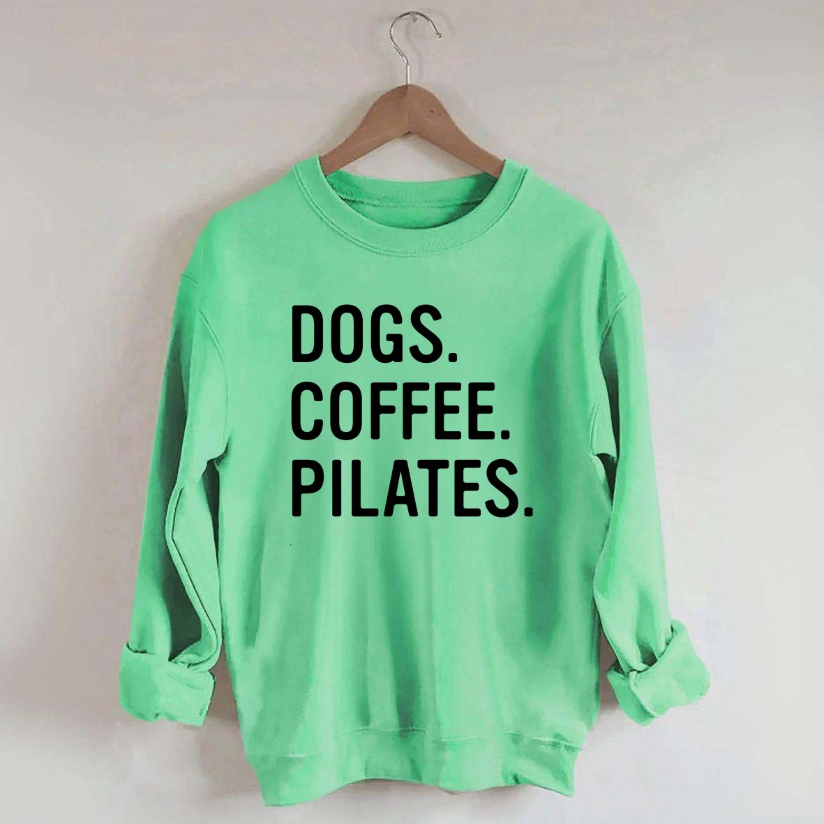 Dogs Coffee Pilates Sweatshirt