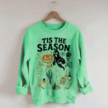 Tis' the Season Pumpkin Ghost Cute Sweatshirt