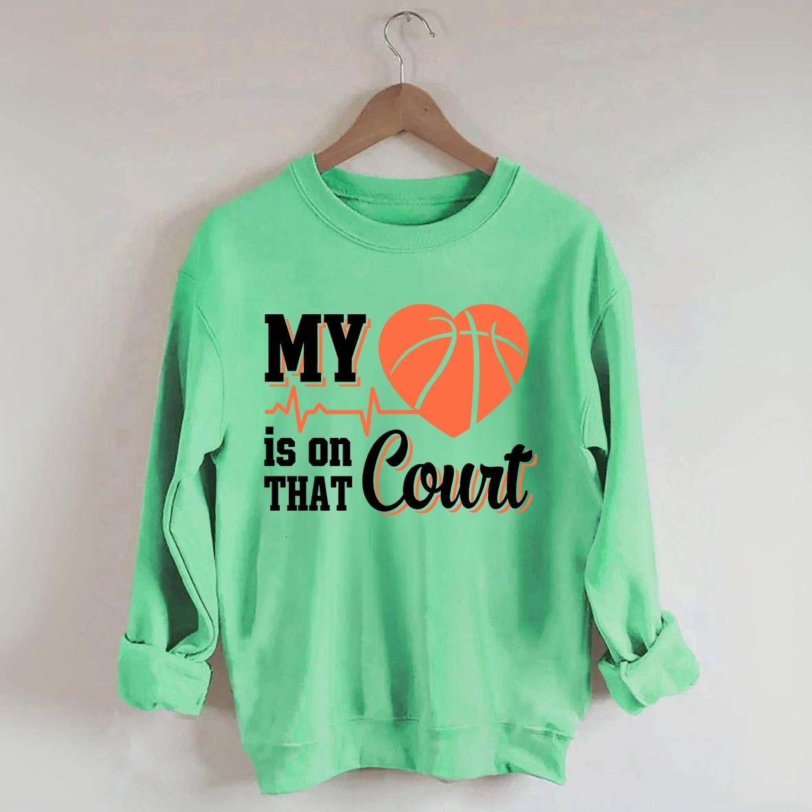 My Heart Is On That Count Sweatshirt