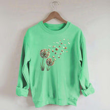 Bookish Women Funny Dandelion Books Sweatshirt