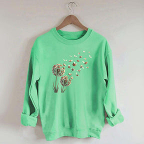 Bookish Women Funny Dandelion Books Sweatshirt