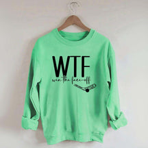 WTF Win Face-Off Hockey Sweatshirt
