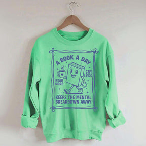 A Book A Day Bookworm Sweatshirt
