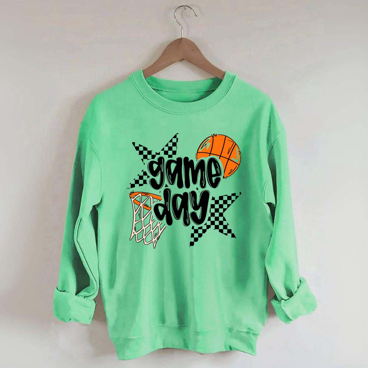 Game Day Basketball Go Team Sweatshirt