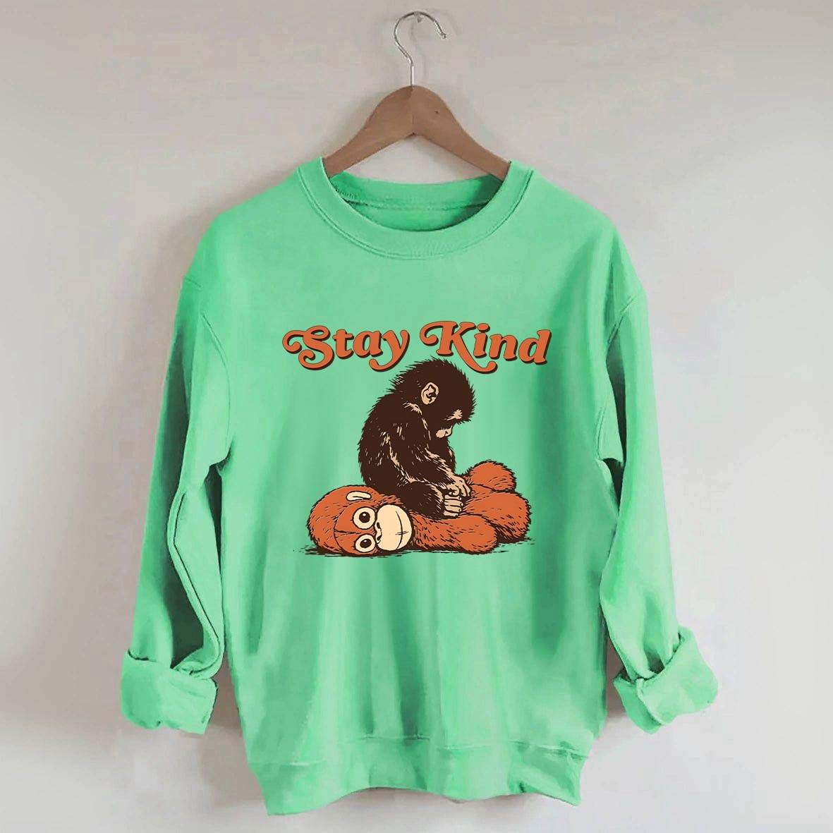 Punch Monkey Stay Kind Sweatshirt