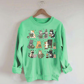 Coffee Cats Catpuccino Sweatshirt