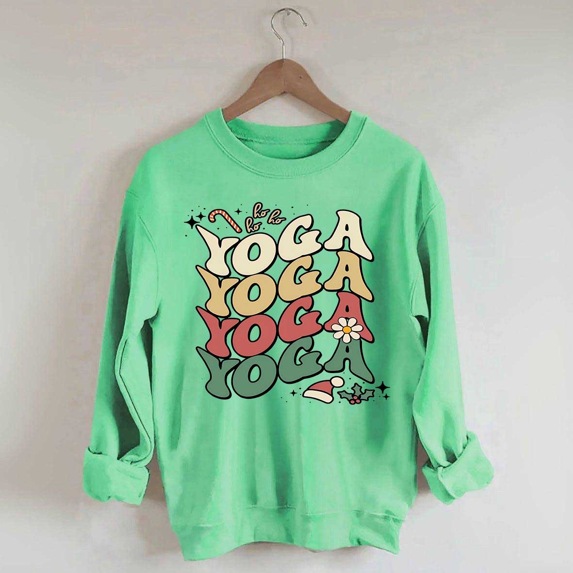 Yoga Christmas Instructor Sweatshirt