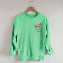 Custom Girl Horse Sweatshirt