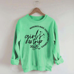 Personalized Year Matching Friends Fall Girls Trip Sweatshirt