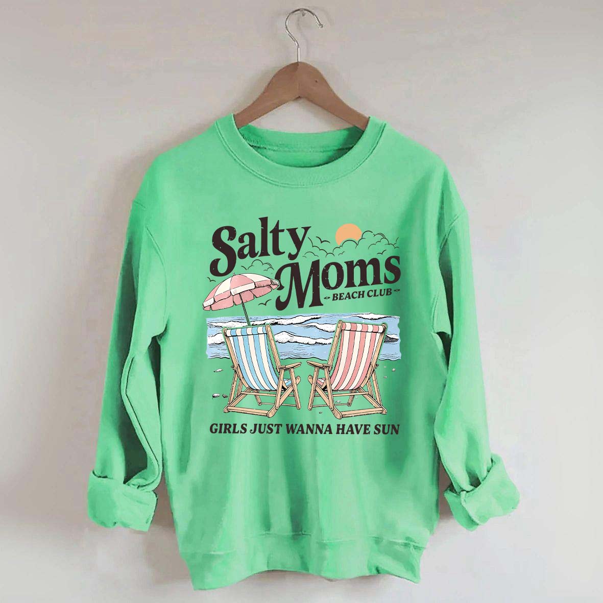Salty Moms Beach Club Sweatshirt