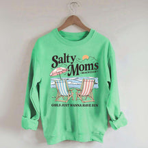 Salty Moms Beach Club Sweatshirt