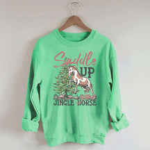 Saddle Up Your Jingle Horse Sweatshirt