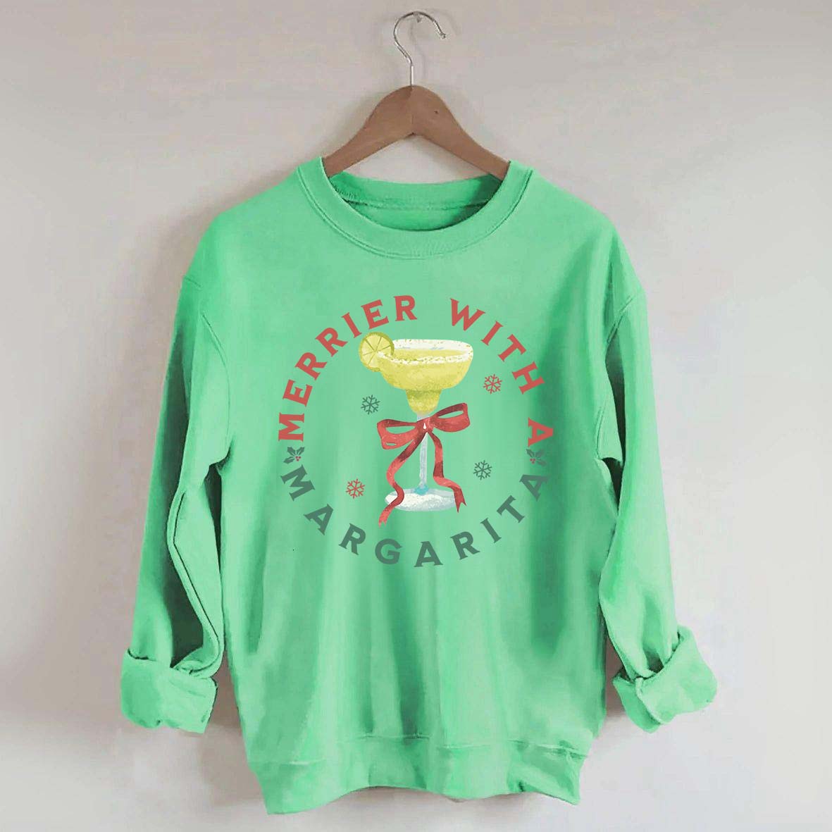 Christmas Margarita Xmas Cocktail Sweatshirt