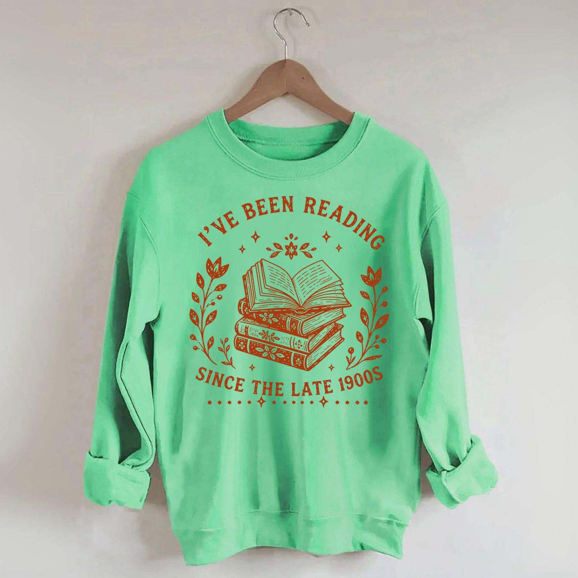 Reading Floral Book Club Reader Sweatshirt