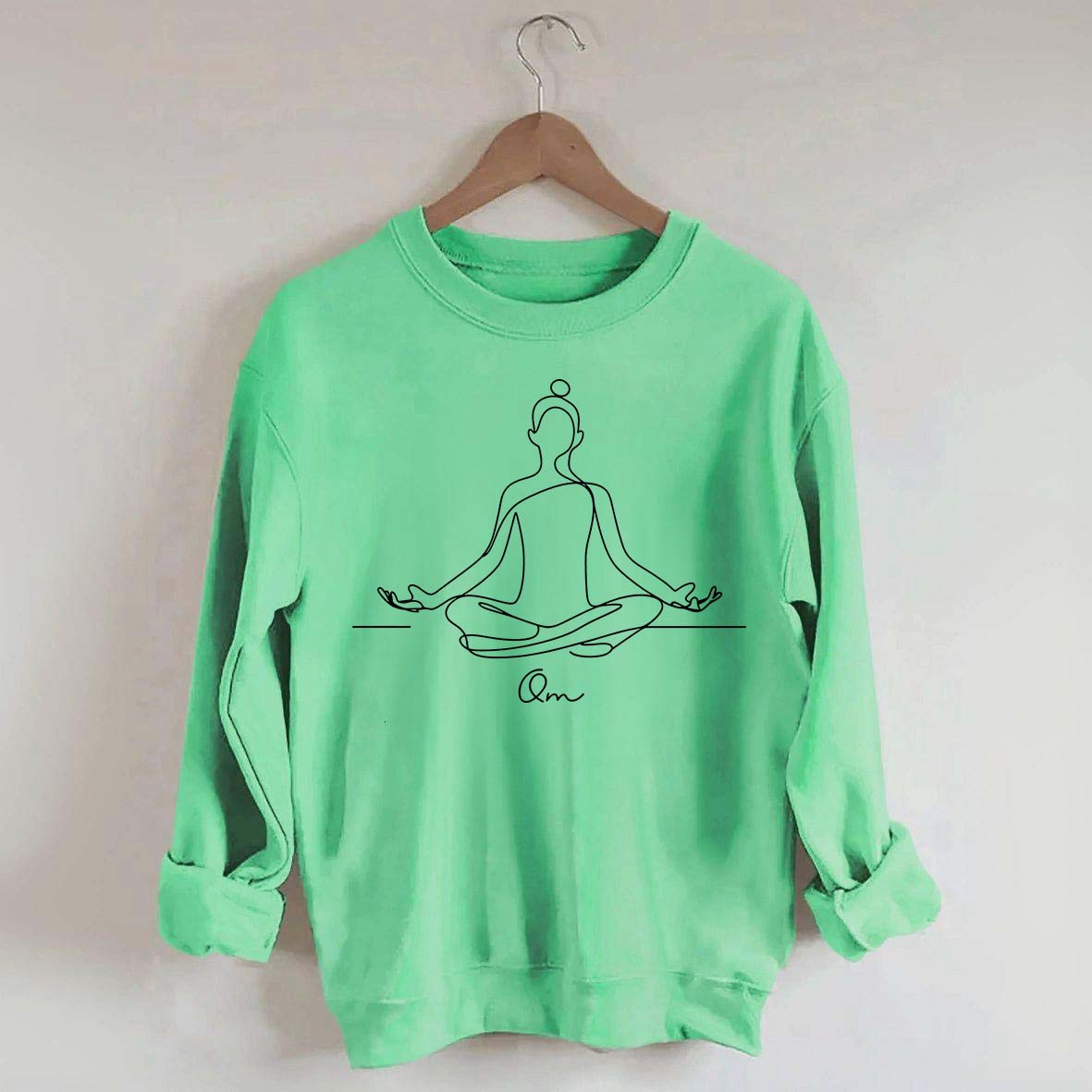 Personalized Yoga Namaste Meditation Sweatshirt