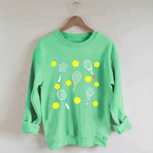 Tennis Balls & Tennis Racquets Sweatshirt