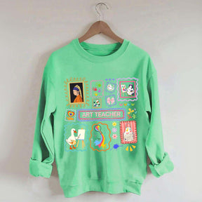 Funny Art Teacher Sweatshirt