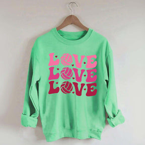 Volleyball Valentine's Day Sweatshirt