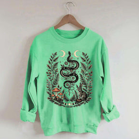 Celestial Floral Celestial Floral Snake Moon Sweatshirt