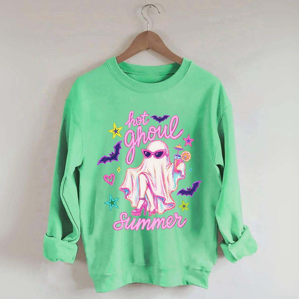 Hot Ghoul Summer Spooky Sweatshirt