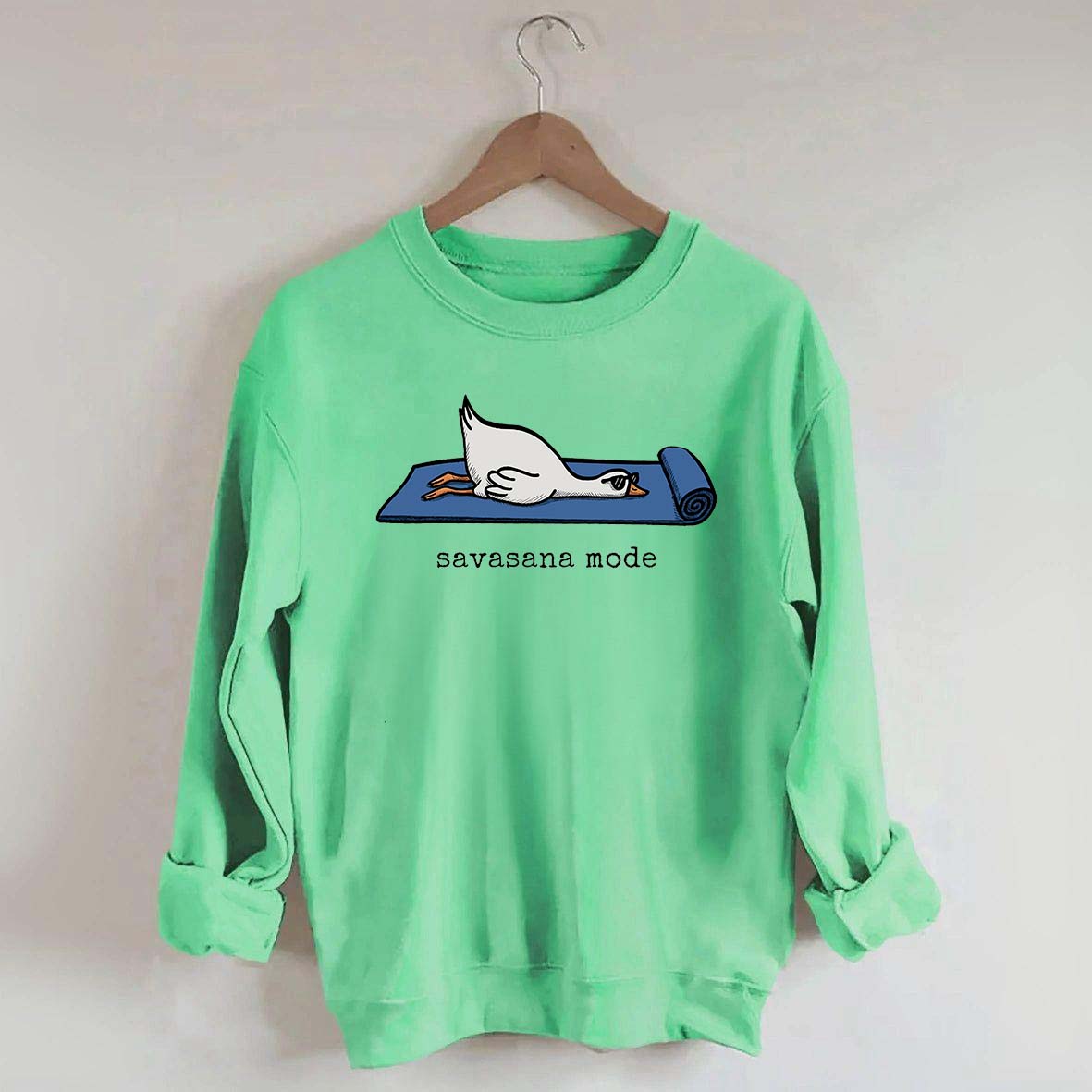 Silly Goose Yoga Savasana Mode Sweatshirt