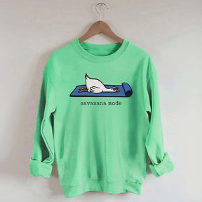 Silly Goose Yoga Savasana Mode Sweatshirt