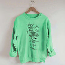 Minimalist Tennis Lover Sweatshirt