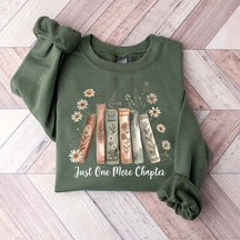 Just One More Chapter Retro Flowers Sweatshirt