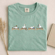 Funny Goose Pilates Minimal Animal Gym T-Shirt