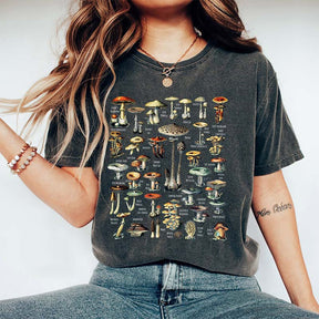 Vintage Mushroom Identification T-Shirt