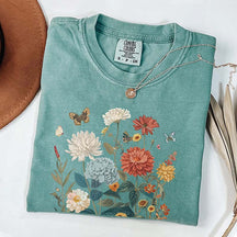 Wildflowers Cottagecore Boho Nature T-Shirt