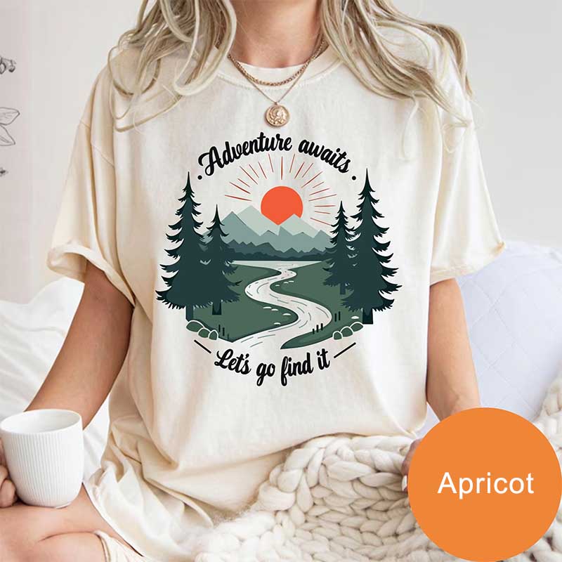 Adventure Awaits Camping Wanderlust T-Shirt
