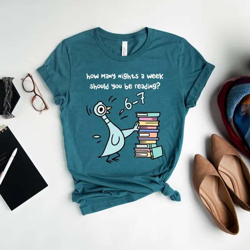 Pigeon 6-7 Reading T-Shirt