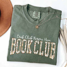 Custom Book Club Comfort Colors T-Shirt