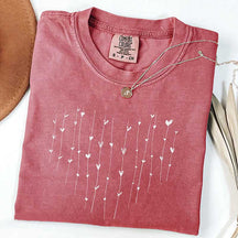 Cute  Comfort Colors Hearts T-Shirt