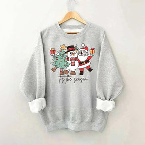 Tis The Season Santa Tree Sweatshirt