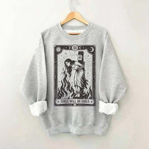 Retro Girls Will Be Girls Witch With Sigarete Sweatshirt