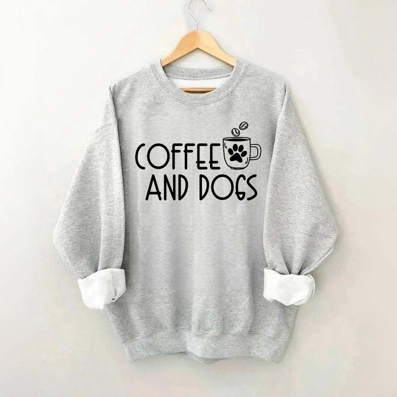 Coffee and Dogs Sweatshirt