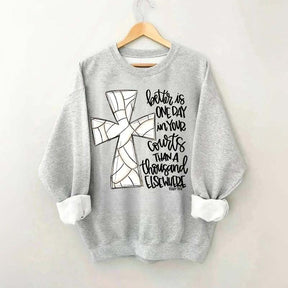 Volleyball Religous Sweatshirt