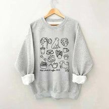 Dogs Plants & Coffee Sweatshirt