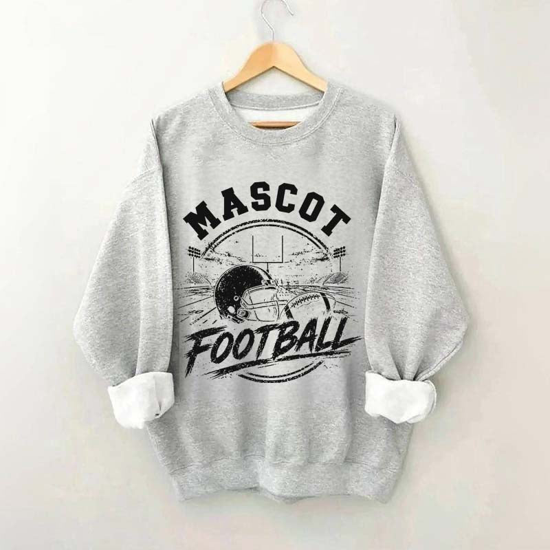 Custom Football Mascot Template Sweatshirt