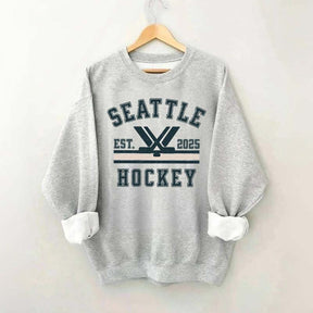 Retro Seattle Hockey Sweatshirt