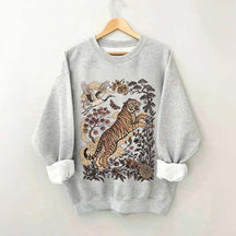 Retro Tiger Wild Cat Sweatshirt